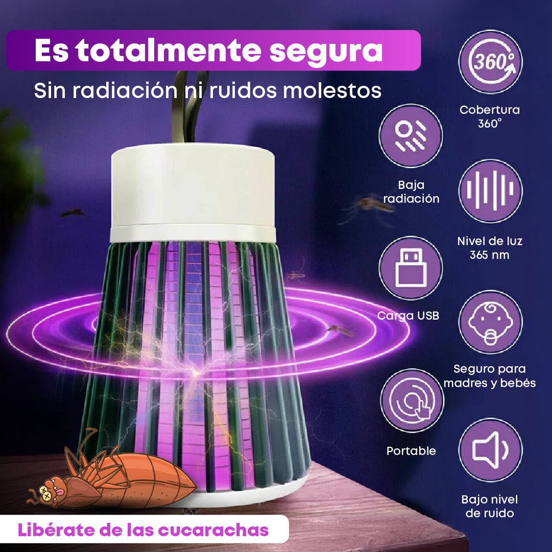 Lámpara Mata Insectos - Super silenciosa
